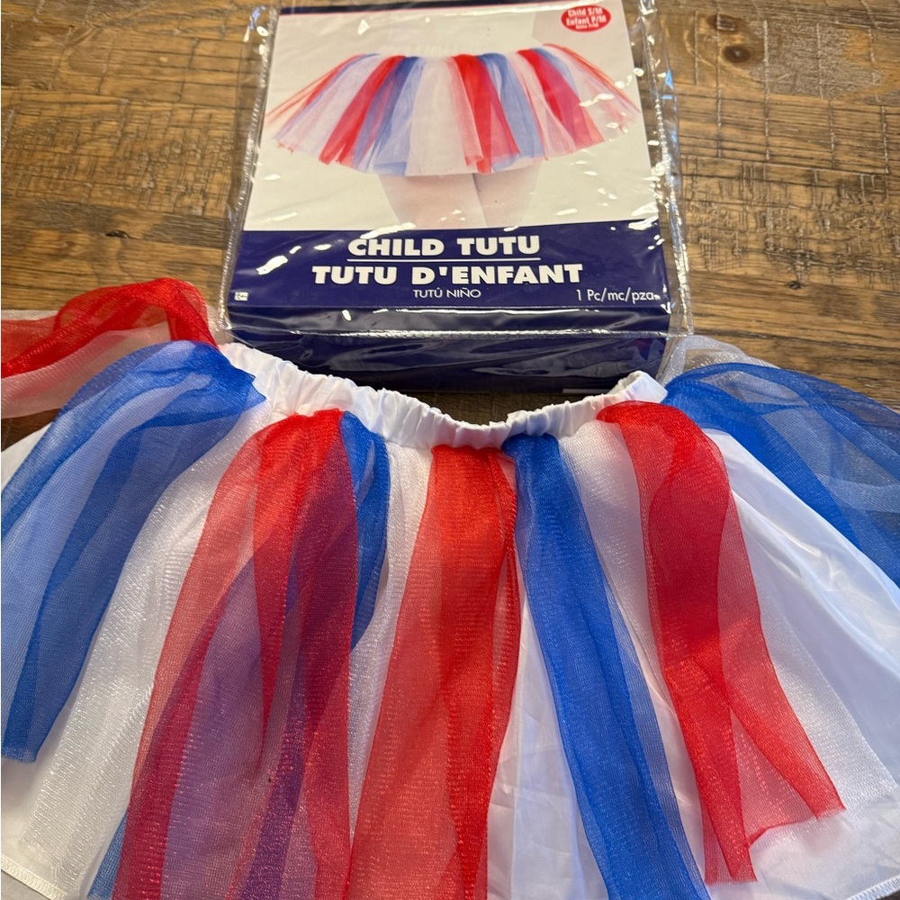 Red, White, and Blue Child Tutu